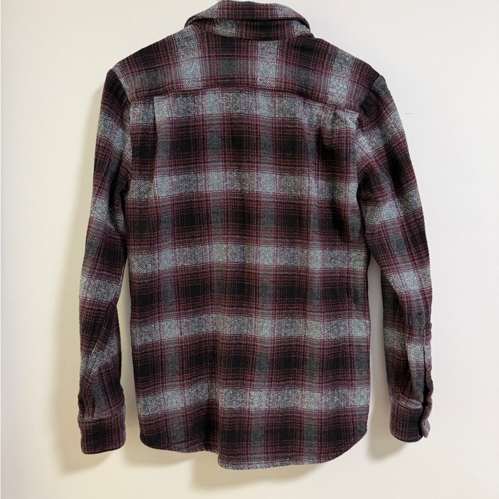 Volcom Men's Plaid Button Down Shirt - Black and Red Classic Fit - Picture 16 of 16